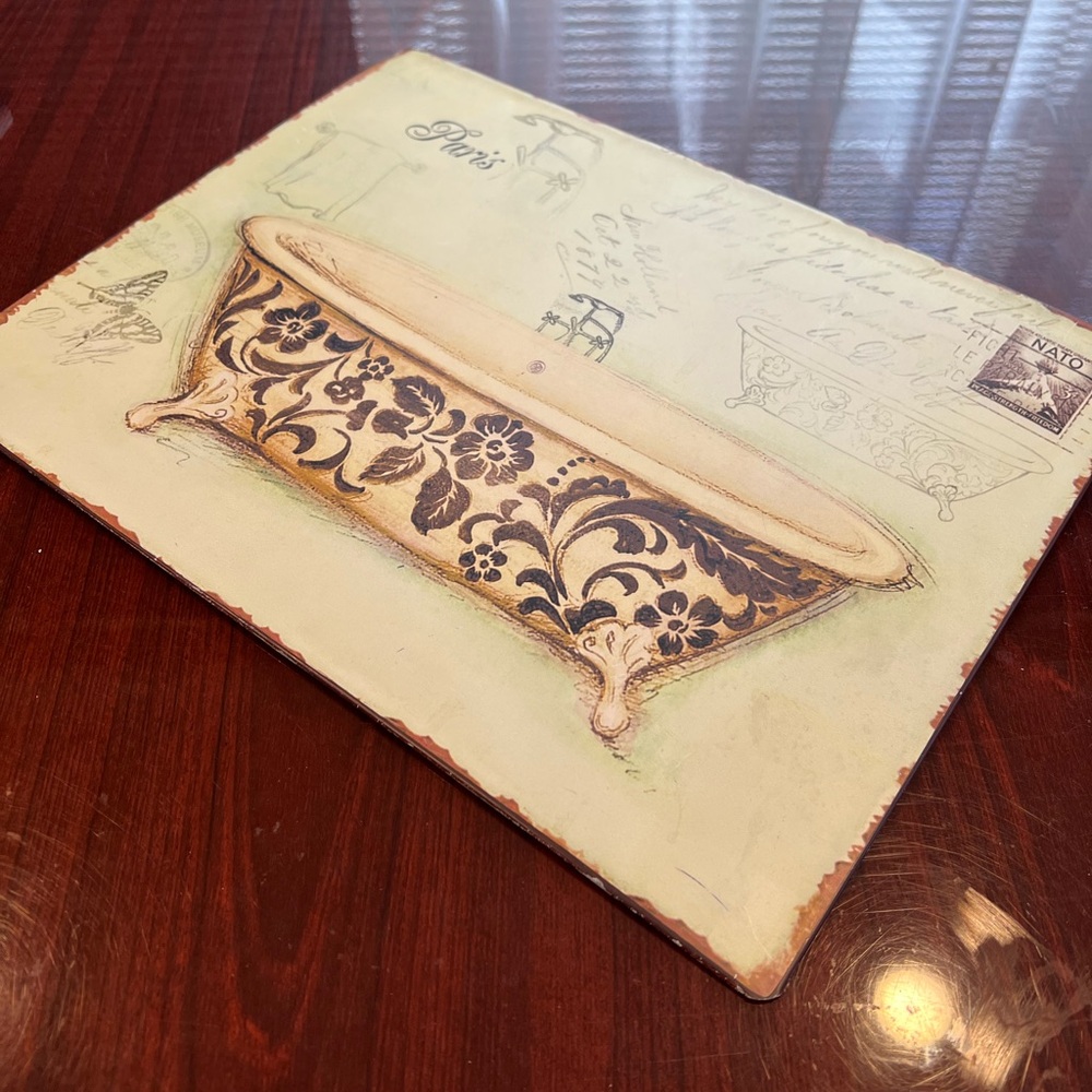 Vintage Paris Bathtub Art Print - Picture 8 of 9